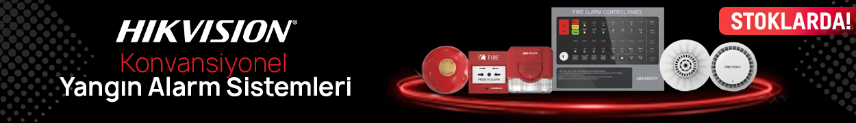 Hikvision Konvansiyonel  Yangın Alarm Sistemleri Stoklarda!