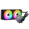 Rampage HELIOS-C15 Intel LGA1700/AMD AM5 240mm Sıvı Soğutmalı ARGB CPU Fan(Siyah