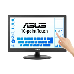 Asus 15.6&Quot; 5Ms 60Hz Hdmi Vga 10 Nokta Dokunmatik Eye Care Ips (Vt169He) Monit&Ouml;R