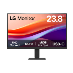 Lg 23.8&Quot; 24U421A-B Fhd 5Ms 100Hz Usb-C/Hdmi Va Curved Monit&Ouml;R