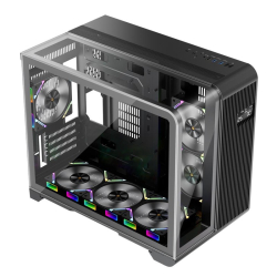 1St Player Rt6 Digital 4X12Cm Fan Argb Temperli Cam Usb3.0 M-Atx Siyah Kasa