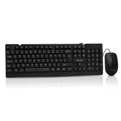 Dark Dk-Ac-Km1060 T&Uuml;Rk&Ccedil;E Q Kablolu Ev &Amp; Ofis Y&Uuml;Ksek Tuşlu Klavye &Amp; Mouse Set
