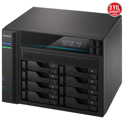 Asustor As6508T Nas (C3538 İşlemci, 8Gb Ram, 8 Hdd Yuvalı, 10Gbe,2,5 Gbe,Usb 3.2