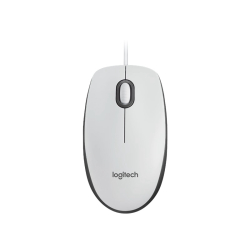 Logitech M100 Kablolu Optik Mouse Beyaz (910-006764)