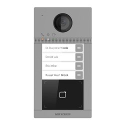 Hikvision Ds-Kv8413-Wme1 4 Buton Metal İnterkom Villa Kapı &Uuml;Nitesi
