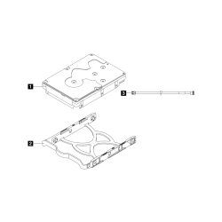 Lenovo Thinksystem 3.5 2Tb 7.2K Sata6Gb St50/St45 Seri Non-Hot Swap 512N Hdd