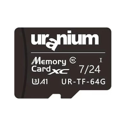 Uranium 64Gb Micro Sd U3 7/24 Surveillance 100/40Mbps (Ur-Tf-64G) (3Yılgaranti)