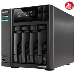 Asustor As6704T Nas (N5105 İşlemci, 4Gb Ram, 4 Hdd Yuvalı, 2.5Gbe, Usb 3.2)
