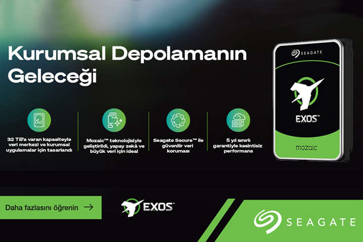 Seagate EXOS 32TB, Kurumsal Depolamanın Geleceği!