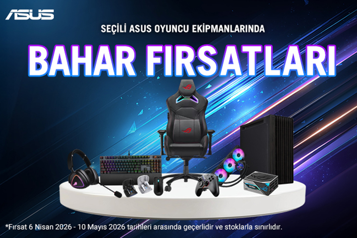 Seçili ASUS Oyuncu Ekipmanlarında Bahar Fırsatları!